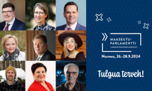 Maaseutuparlamentti tuo politiikan, yritysmaailman ja kulttuurin huippunimiä Nurmekseen